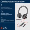 POLY Blackwire 8225 Stereo Microsoft Teams Certified USB-C Headset +USB-C/A Adapter - Image 10