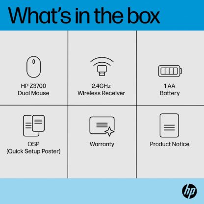 HP Z3700 Dual Black Mouse - Image 10