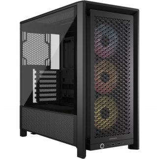 CORSAIR FRAME 4000D RS ARGB MID-TOWER PC CASE, BLACK