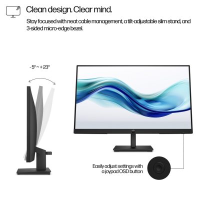 HP Series 3 Pro 23.8 inch FHD Monitor - 324pf - Image 6