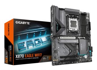 GIGABYTE X870 EAGLE WIFI7 Motherboard - Supports AMD Ryzen 9000 CPUs, 14+2+2 phases VRM, up to 8000MHz DDR5 (OC), 1xPCIe 5.0 + 2