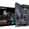GIGABYTE B760M Gaming X AX Motherboard - Supports Intel Core 14th Gen CPUs, 8+1+1 Phases VRM, up to 7600MHz DDR5, 2xPCIe 4.0 M.2