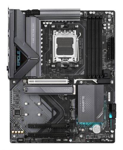 GIGABYTE X870 EAGLE WIFI7 Motherboard - Supports AMD Ryzen 9000 CPUs, 14+2+2 phases VRM, up to 8000MHz DDR5 (OC), 1xPCIe 5.0 + 2 - Image 3
