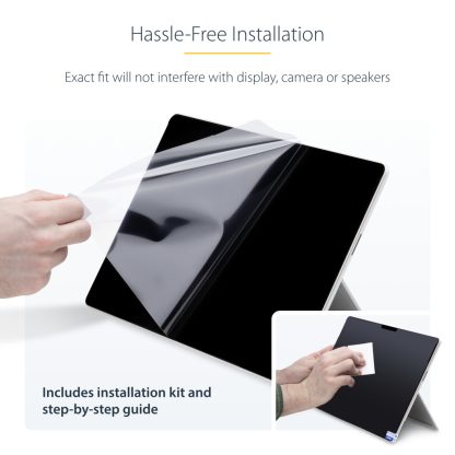 StarTech.com 4-Way Privacy Screen For 13-inch Surface Pro 8/9/X Laptop, Portrait/Landscape Modes, Touch-Enabled, +/- 30 Deg. Vi - Image 3