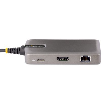 StarTech.com USB-C Multiport Adapter - 4K 60Hz HDMI - HDR - 2-Port 5Gbps USB 3.0 Hub - 100W Power Delivery Pass-Through - GbE - - Image 4