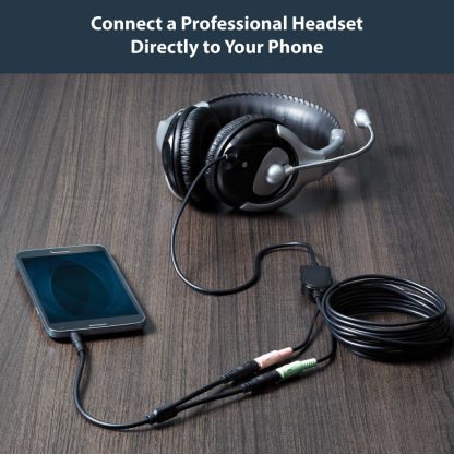 StarTech.com Headset adapter for headsets with separate headphone / microphone plugs - 3.5mm 4 position to 2x 3 position 3.5mm - Image 11
