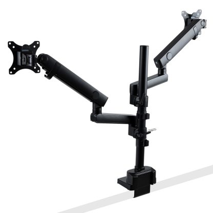 StarTech.com Desk Mount Dual Monitor Arm, Full Motion Monitor Mount for 2x VESA Displays up to 32" (17.6lb/8kg), Height Adjustab - Image 3