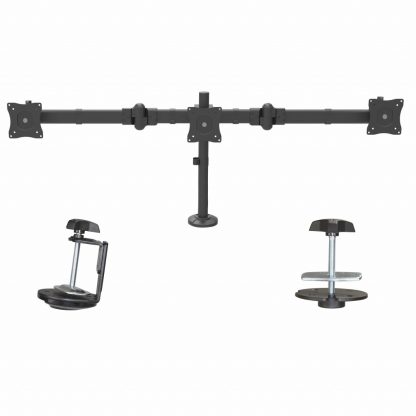 StarTech.com Desk Mount Triple Monitor Arm - Ergonomic VESA 3 Monitor Mount up to 27" - Articulating & Height Adjustable Pole M - Image 7