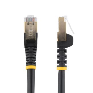 StarTech.com 3m CAT6a Ethernet Cable - 10 Gigabit Shielded Snagless RJ45 100W PoE Patch Cord - 10GbE STP Network Cable w/Strain