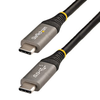 StarTech.com 6ft (2m) USB C Cable 5Gbps - High Quality USB-C Cable - USB 3.0 (5Gbps) Type-C Cable - 100W (5A) Power Delivery Ch