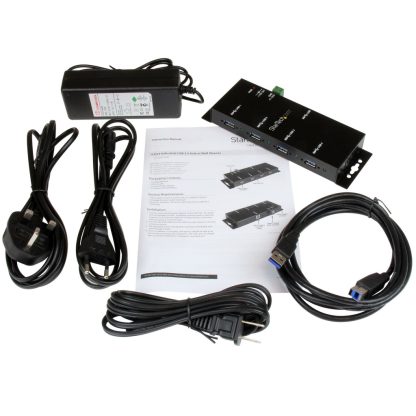 StarTech.com 4-Port Industrial USB 3.0 Hub with ESD Protection~4-Port USB 3.0 Hub - 5Gbps - Metal Industrial USB-A Hub - Wall or - Image 6