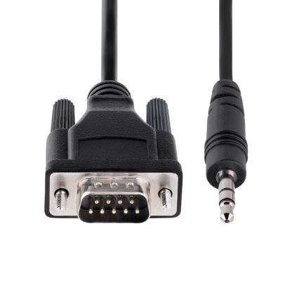 StarTech.com 3ft (1m) DB9 to 3.5mm Serial Cable for Serial Device Configuration, RS232 DB9 Male to 3.5mm Cable Used for Calibrat - Image 4
