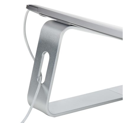 StarTech.com Laptop Stand for Desk, Supports 5kg/11lb, Aluminum, Silver, Ergonomic Laptop Riser, Portable Laptop Holder, Compute - Image 8
