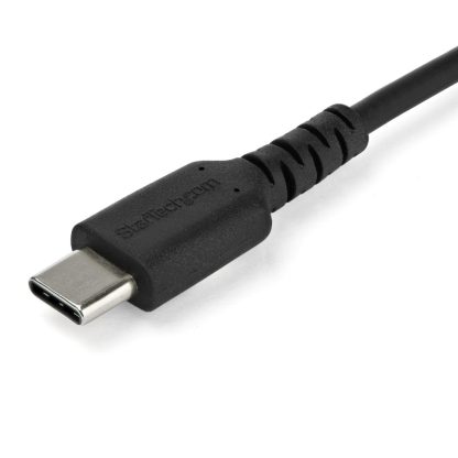 StarTech.com 1m USB C Charging Cable - Durable Fast Charge & Sync USB 2.0 Type C to USB C Laptop Charger Cord - TPE Jacket Aram - Image 2