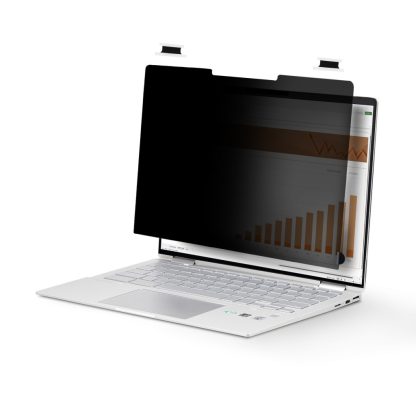 StarTech.com 14-inch 16:9 Flip-Over Privacy Screen with Touch, Anti-Glare Privacy Filter, Laptop Monitor Screen Protector with 5