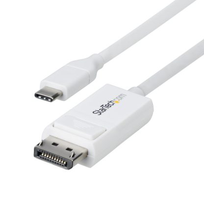 StarTech.com 6.6ft (2m) USB-C to DisplayPort 1.2 Cable 4K 60Hz, Bidirectional DP to USB-C / USB-C to DP Reversible Adapter Cabl - Image 9