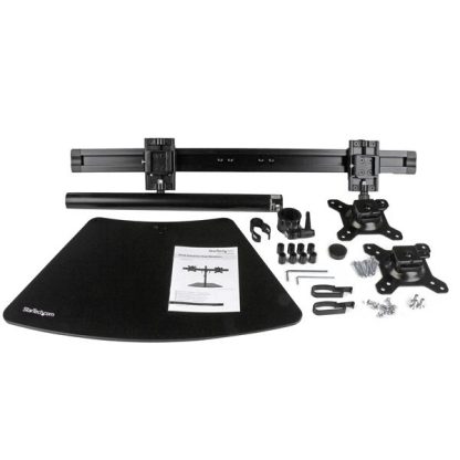 StarTech.com Dual-Monitor Stand - Horizontal - Black - Image 5