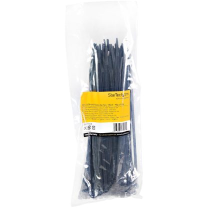 StarTech.com 10"(25cm) Cable Ties - 1/8"(4mm) wide, 2-5/8"(68mm) Bundle Diameter, 50lb(22kg) Tensile Strength, Nylon Self Lockin - Image 3
