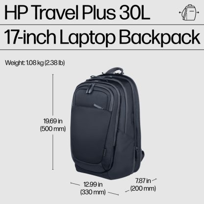 HP Travel Plus 30L 17 Laptop Backpack - Image 5