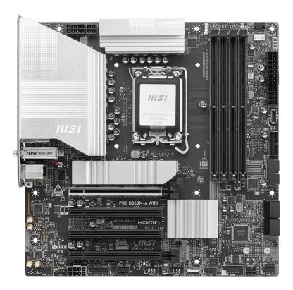 MSI PRO B860M-A WIFI motherboard Intel B860 LGA 1851 (Socket V1) micro ATX - Image 2