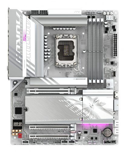 GIGABYTE Z890 AORUS ELITE WIFI7 ICE Motherboard - Supports Intel Core Ultra (Series 2) CPUs, 16+1+2 phases VRM, up to 8800MHz D - Image 2