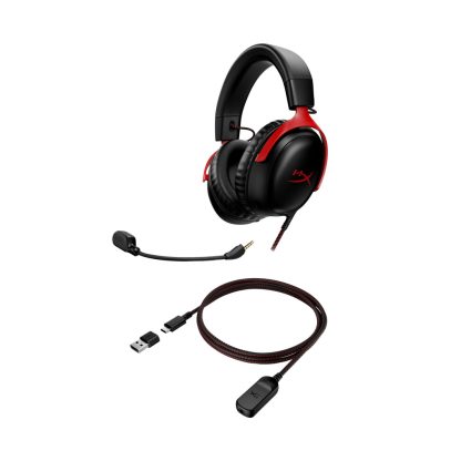 HyperX Cloud III BLK/RED GAM HEADSET - Image 4