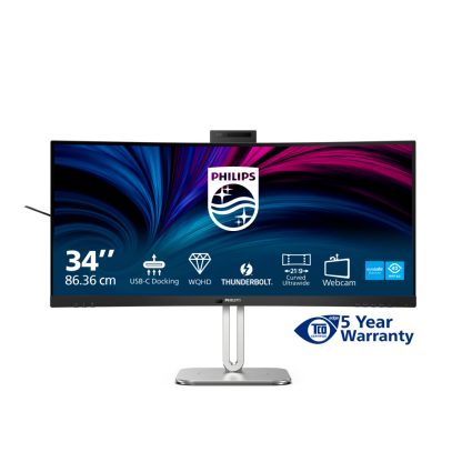 Philips 6000 series 34B2U6603CH/75 computer monitor 86.4 cm (34") 3440 x 1440 pixels Wide Quad HD LCD Grey, Silver - Image 9