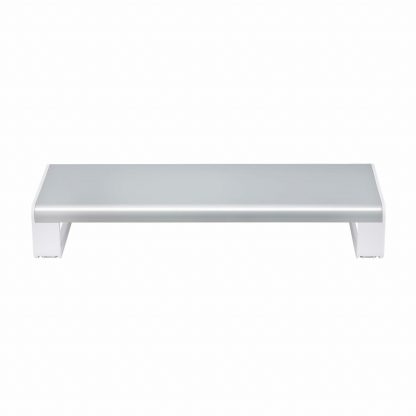 StarTech.com Ergonomic Monitor Riser Stand, Up to 33lb/15kg, Fixed height 3.5in/9cm, Desktop Computer Monitor/Laptop Riser, Stee - Image 2
