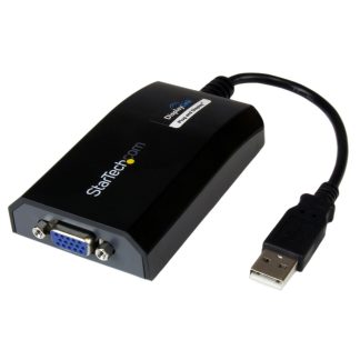 StarTech.com USB to VGA Adapter, External USB Video Graphics Card for PC and MAC, 1920x1200, USB 2.0 Display Adapter - a direct