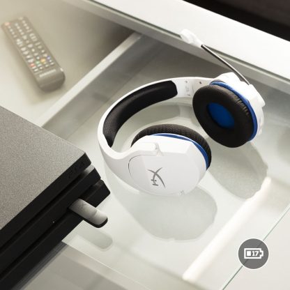 HyperX Cloud Stinger Core - Wireless Gaming Headset (White-Blue) - PS5-PS4 (HHSS1C-KB-WT/G) - Image 9