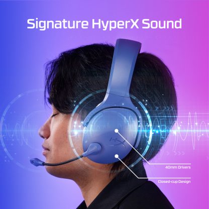 HyperX Cloud Jet Wireless Light Blue Gaming Headset - Image 3