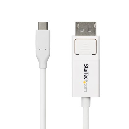 StarTech.com 6.6ft (2m) USB-C to DisplayPort 1.2 Cable 4K 60Hz, Bidirectional DP to USB-C / USB-C to DP Reversible Adapter Cabl - Image 10