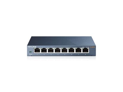 TP-Link TL-SG108 V3.0 Unmanaged Gigabit Ethernet (10/100/1000) Black - Image 2
