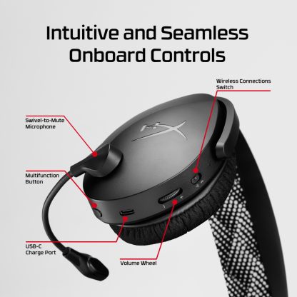 HyperX Cloud Jet Wireless Black Gaming Headset - Image 7