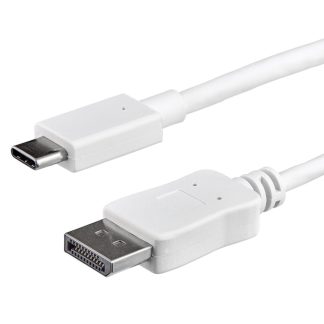 StarTech.com 3ft/1m USB C to DisplayPort 1.2 Cable 4K 60Hz - USB-C to DisplayPort Adapter Cable HBR2 - USB Type-C DP Alt Mode t