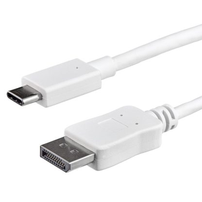 StarTech.com 3ft/1m USB C to DisplayPort 1.2 Cable 4K 60Hz - USB-C to DisplayPort Adapter Cable HBR2 - USB Type-C DP Alt Mode t