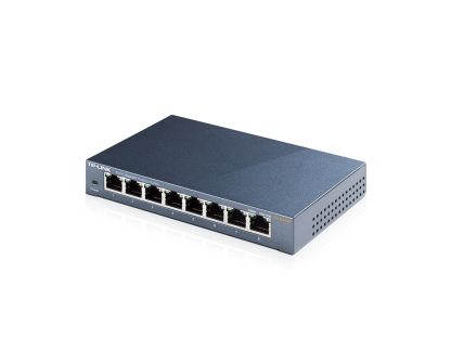 TP-Link TL-SG108 V3.0 Unmanaged Gigabit Ethernet (10/100/1000) Black - Image 3