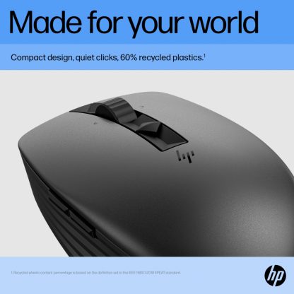 HP 710 Rechargeable Silent Black Bluetooth Mouse - Image 8
