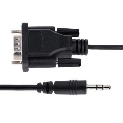 StarTech.com 3ft (1m) DB9 to 3.5mm Serial Cable for Serial Device Configuration, RS232 DB9 Male to 3.5mm Cable Used for Calibrat - Image 3