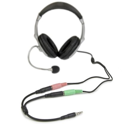 StarTech.com Headset adapter for headsets with separate headphone / microphone plugs - 3.5mm 4 position to 2x 3 position 3.5mm - Image 4