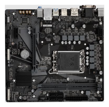 GIGABYTE H610M S2H V2 DDR4 Motherboard - Supports Intel Core 14th CPUs, 6+1+1 Hybrid Phases Digital VRM, up to 3200MHz DDR4 (OC) - Image 2