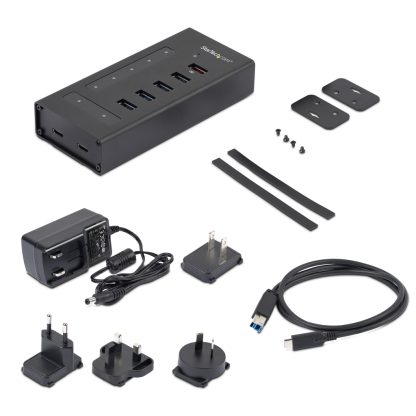 StarTech.com 7 Port USB C Hub - USB Type-C to 2x USB-C/5x USB-A - Commercial Metal USB 3.0 Hub - SuperSpeed USB 3.2 Gen 1 (5Gbp - Image 4