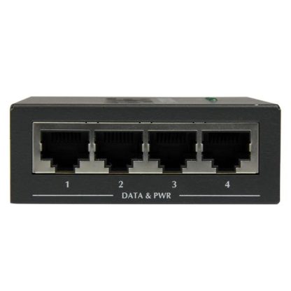 StarTech.com 4-Port Gigabit Midspan - PoE+ Injector - 802.3at/af - Image 3