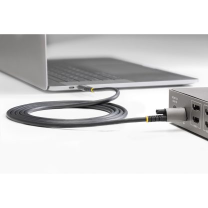 StarTech.com 20" (50cm) Top Screw Locking USB C Cable 10Gbps - USB 3.1/3.2 Gen 2 Type-C Cable - 100W (5A) Power Delivery Chargi - Image 8