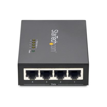 StarTech.com 4-Port Gigabit Midspan - PoE+ Injector - 802.3at/af - Image 9