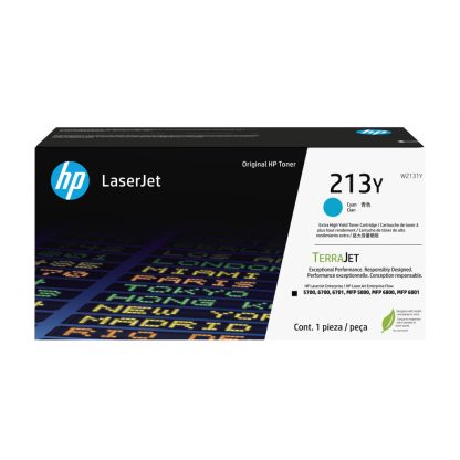 HP 213Y Cyn Original LaserJet Toner Crtg