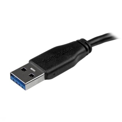 StarTech.com Slim Micro USB 3.0 Cable - M/M - 2m (6ft) - Image 2