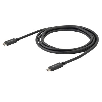 StarTech.com USB-C Cable with Power Delivery (3A) - M/M - 2 m (6 ft.) - USB 3.0 - USB-IF Certified - Image 3