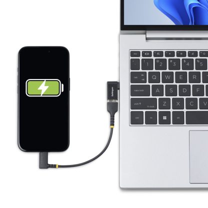 StarTech.com Right Angled USB-C to USB-A Adapter, USB 5Gbps, Compact USB-C Male to USB-A Female Adapter, Metal Housing, M/F - Image 6