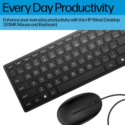 HP Wired Desktop 320MK Mouse and Keyboard - Image 7